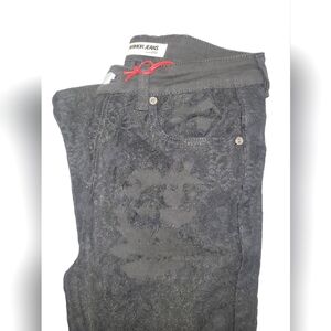 Lace Layered Denim